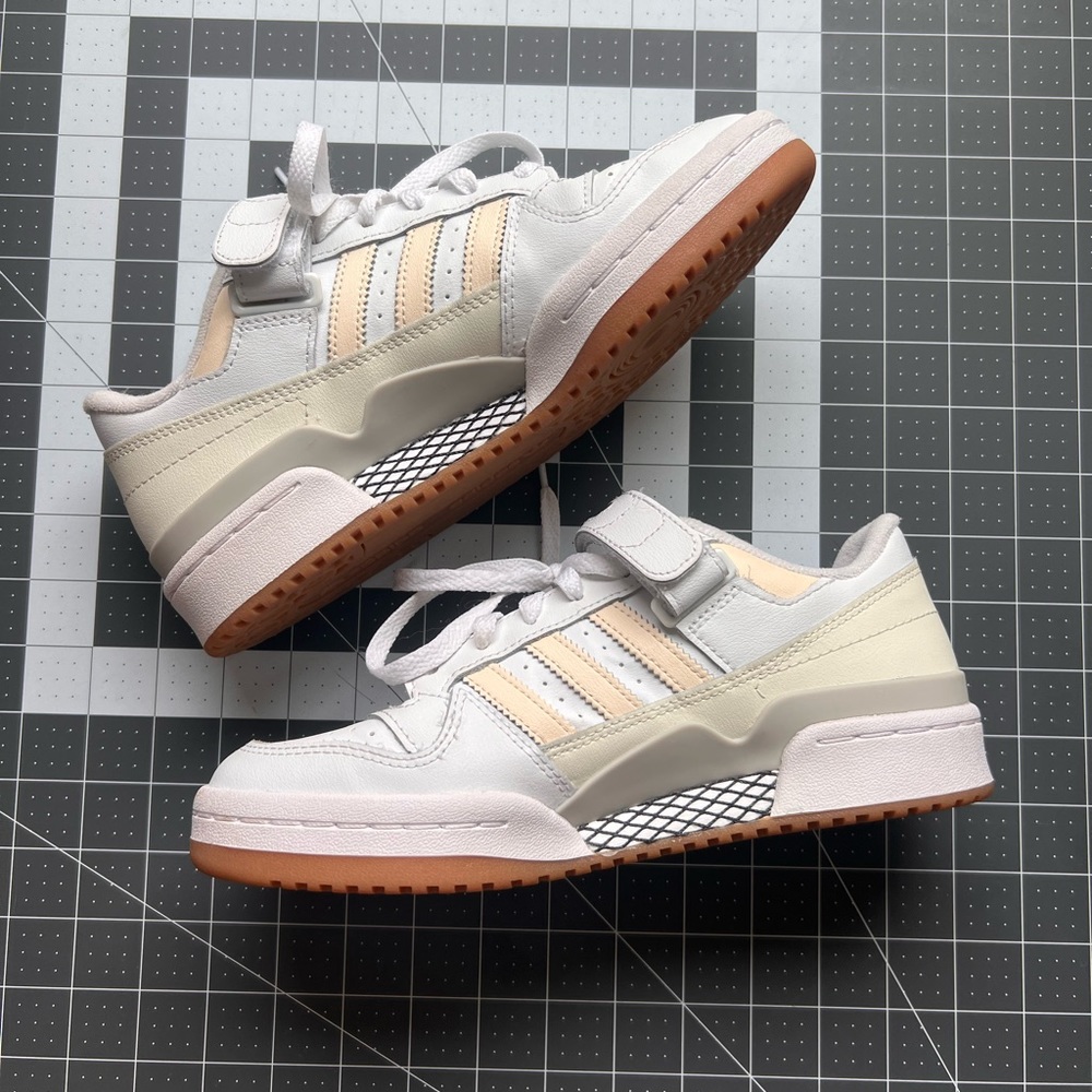 Adidas Originals Women’s Forum Low ‘White Ecru Tint … Gem